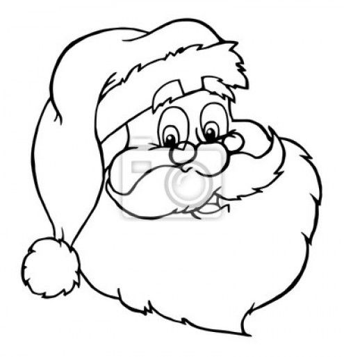 495x514 Santa Claus Embroidery Christmas Coloring Pages, Santa