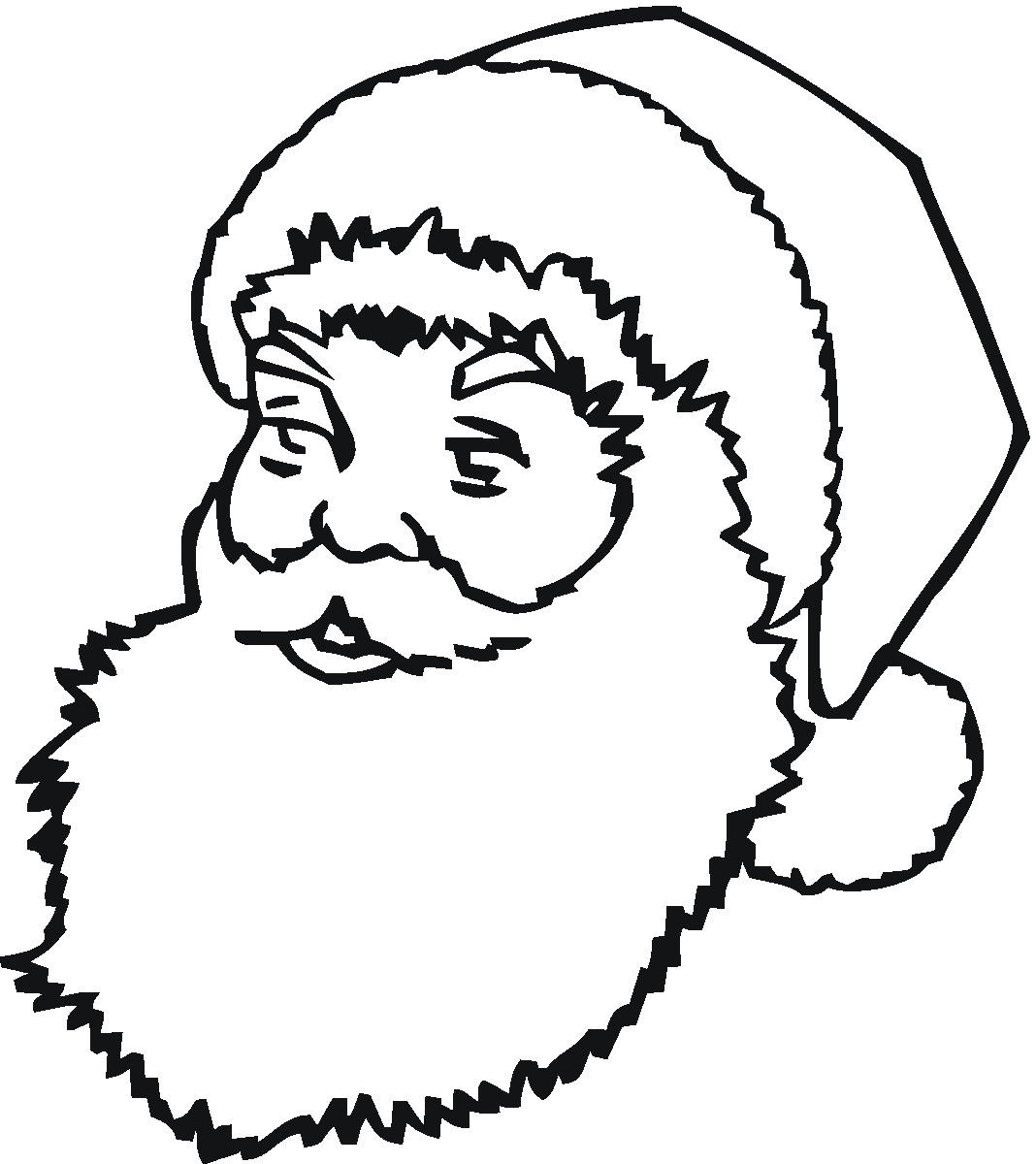 1068x1200 Santa Claus Coloring Pages