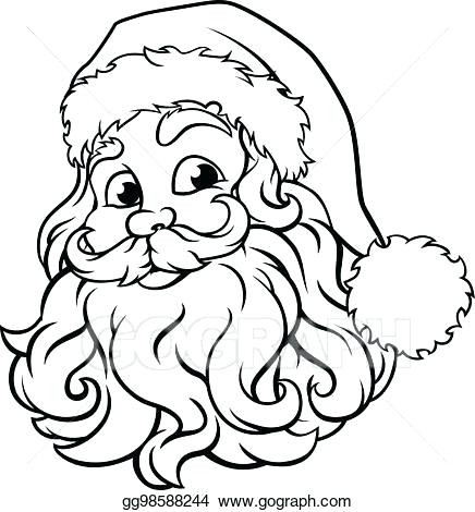 436x470 Drawings Of Santa Claus For Christmas Happy Coloring Pages Easy