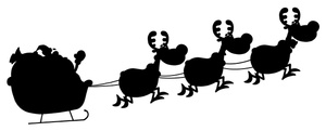 300x121 Free Free Reindeer Clip Art Image Christmas