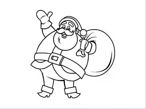 480x360 How To Draw Santa Claus Step