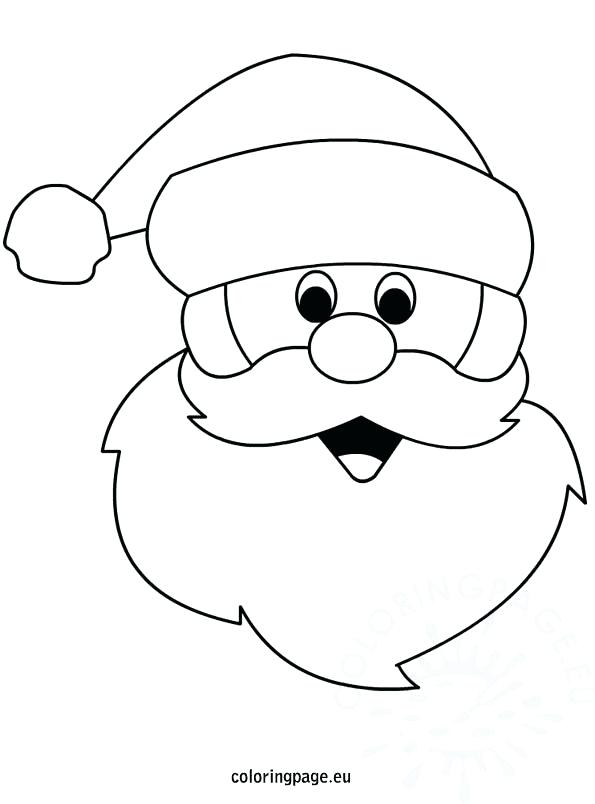 595x804 Santa Claus Outline Hand Drawn Outline Sketch Vector Image Santa