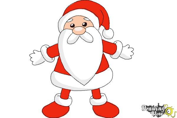600x400 Huge Collection Of 'santa Claus Easy Drawing' Download More Than