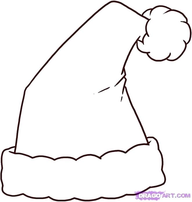 662x697 Simple Drawing Of Santa How To Draw Lights Steps To Draw Santa