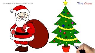 320x180 Easy Santa Claus Drawing Videos