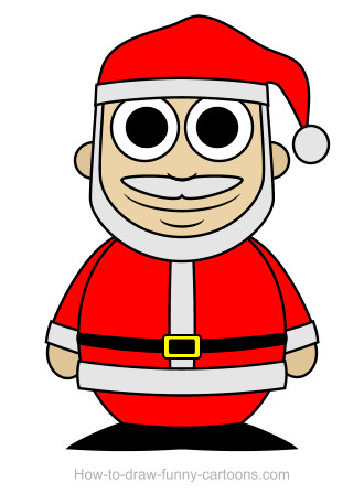 330x457 Easy Instructions For How To Draw Santa Clause Kids Misc Drawing