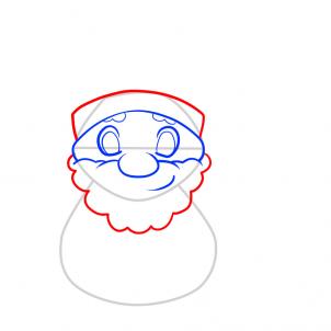 302x302 How To Draw Santa