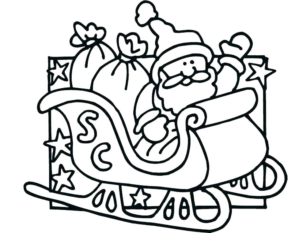 940x762 Santa Claus Coloring