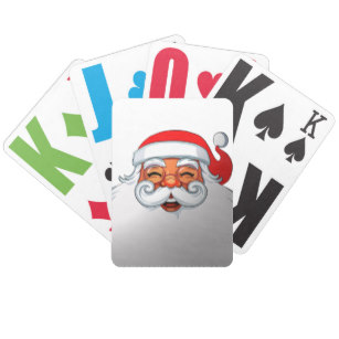 307x307 Santa Drawing Playing Cards Zazzle