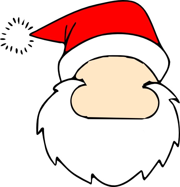 576x599 Collection Of Free Santa Face Download On Ui Ex