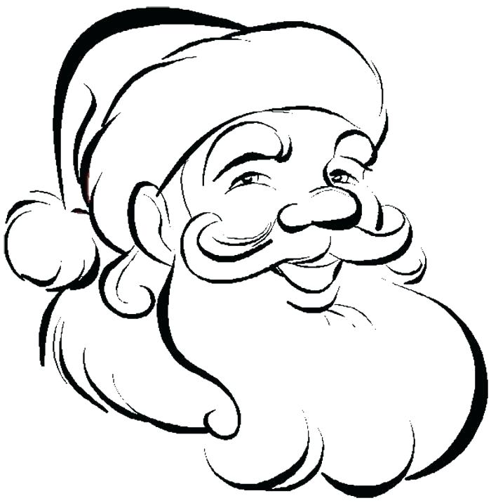 700x716 Santa Claus Printable Beard Template Printable Santa Claus