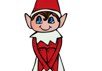 200x140 Santa Claus Christmas Elf The On Shelf Drawing Cc0 Plant Average