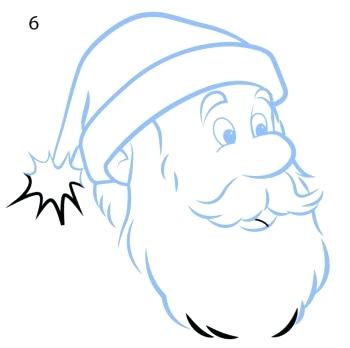 350x348 How To Draw A Santa Face Finleybegum Club