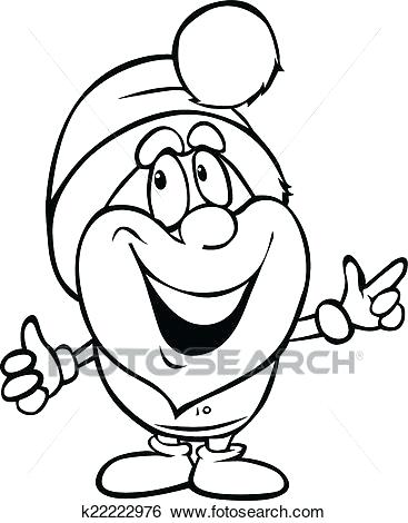 367x470 Drawing Coloring Book Outline Drawing Coloring Book Outline Santa