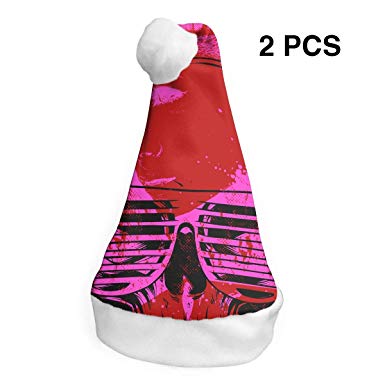 385x385 Skull Drawing Pack Plush Christmas Hat Santa Hat