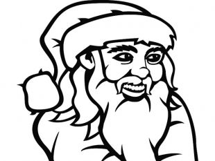 310x233 Santa Line Art Clip Art Free Vectors Ui Download