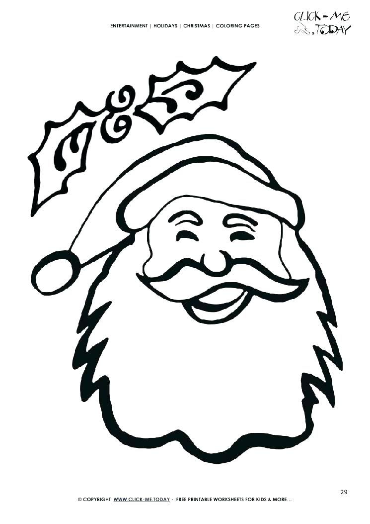 745x1053 Santa Sleigh Drawing