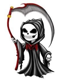 236x295 Skull In Reaper Tattoo, Grim Reaper Art