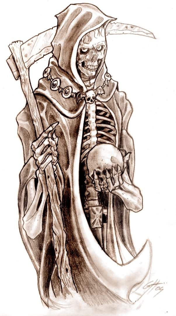 603x1080 grim reaper tattoo design picture the marks of man reaper