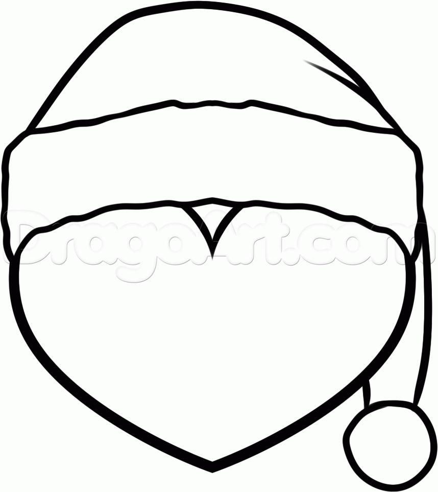 858x963 How To Draw Santa And A Deer With A Pencil Step