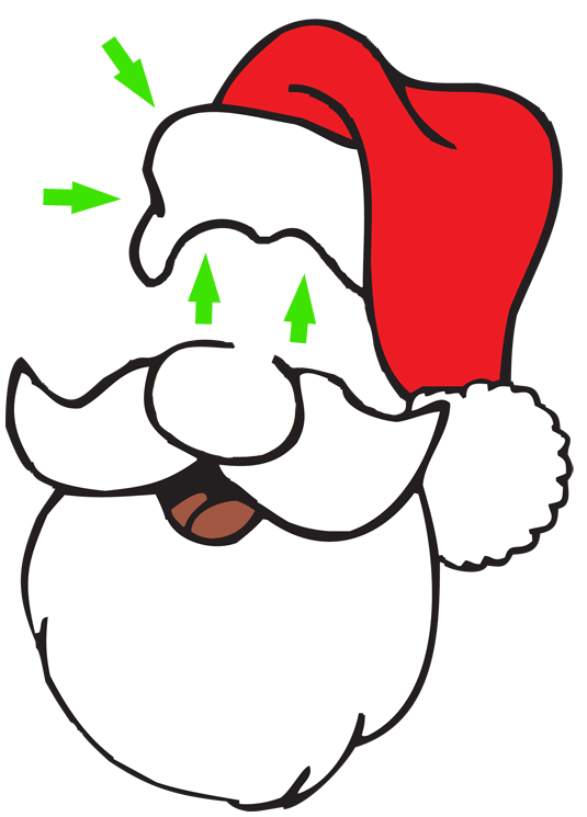 535x745 Learn How To Draw Santa Claus Drawing Lessons For Kids