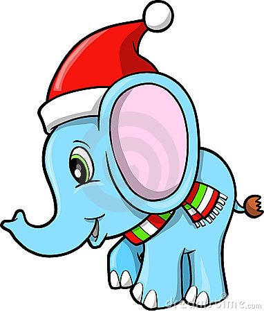 382x450 Santa Elephant Stock Illustration Image Of Drawing Hands Free