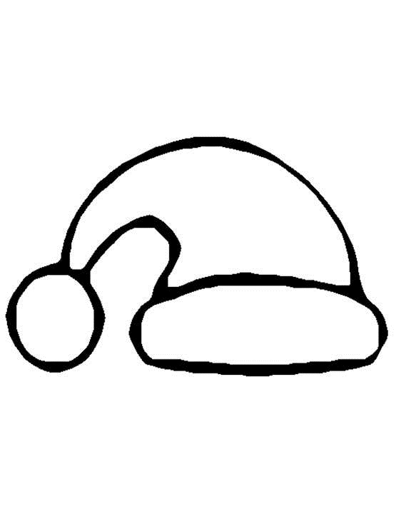 576x720 Santa Hat Clipart Coloring Pencil And In Color Boot