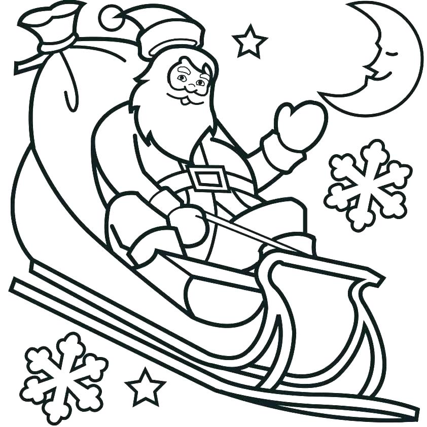 842x842 Santa Reindeer Coloring Pages Kids And Reindeer Coloring Pages
