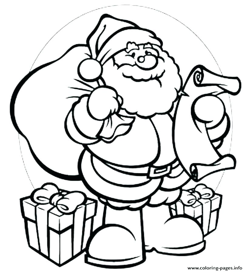 814x896 Coloring Pages Free Santa Claus Coloring Pages Pencil Drawing
