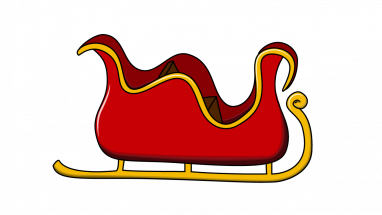 382x215 How To Draw Santa's Sleigh Step Santa Holiday Party For Kids