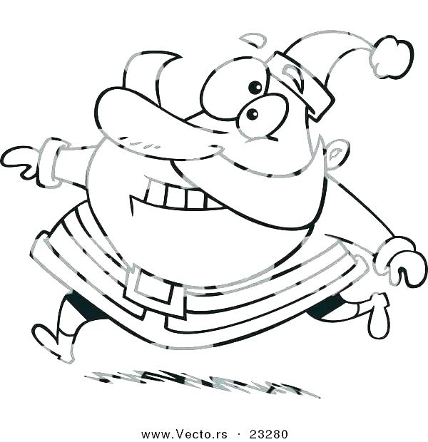 600x620 Santa Coloring In Pictures Coloring Sheets Santa Sleigh Reindeer