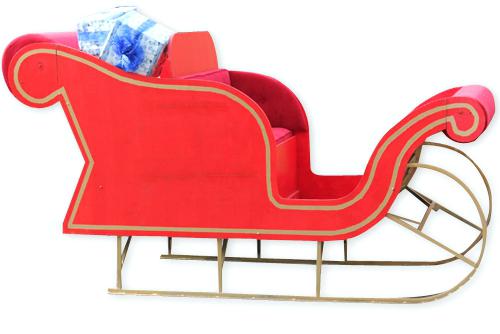500x334 Santa Sled Sleigh Drawing Step