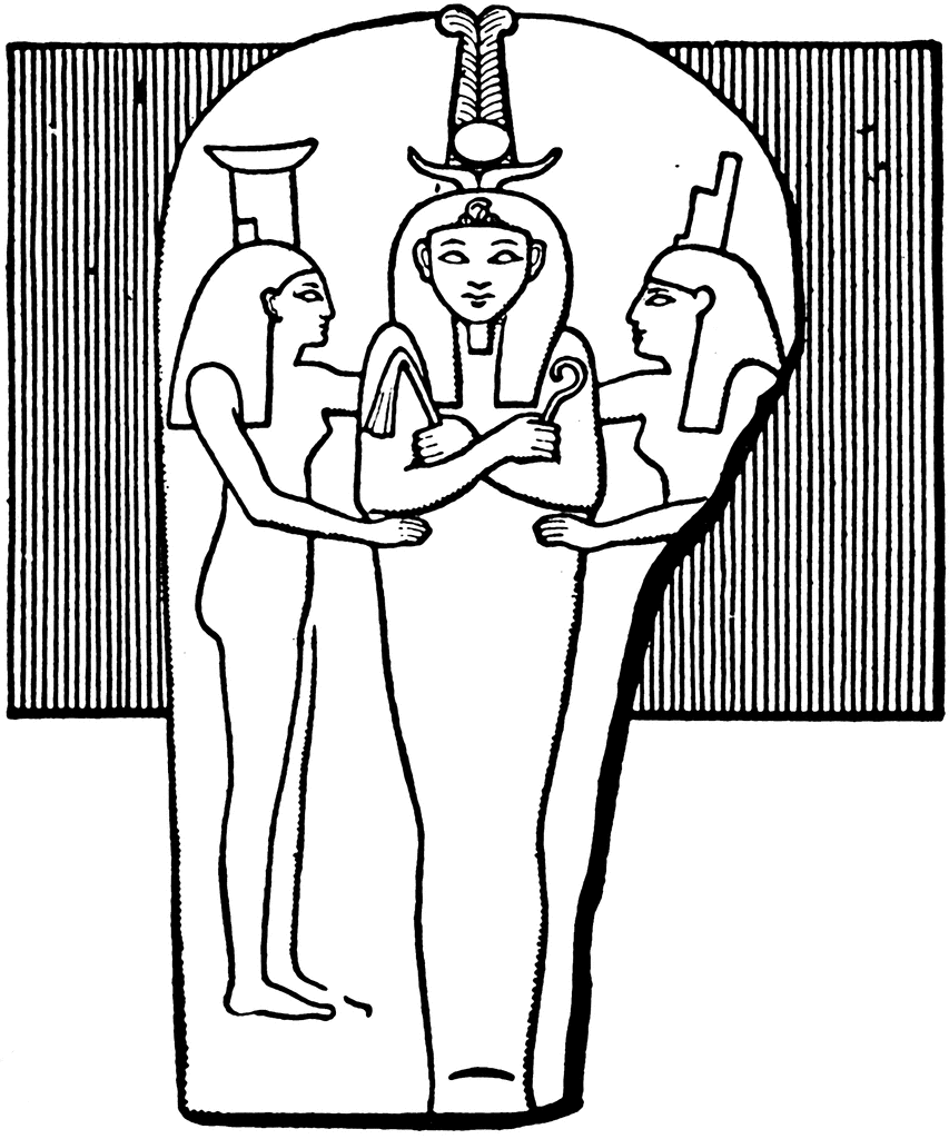 853x1024 sarcophagus drawing ramses for free download