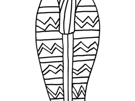 440x330 mummy coffin coloring pages, sarcophagus coloring page