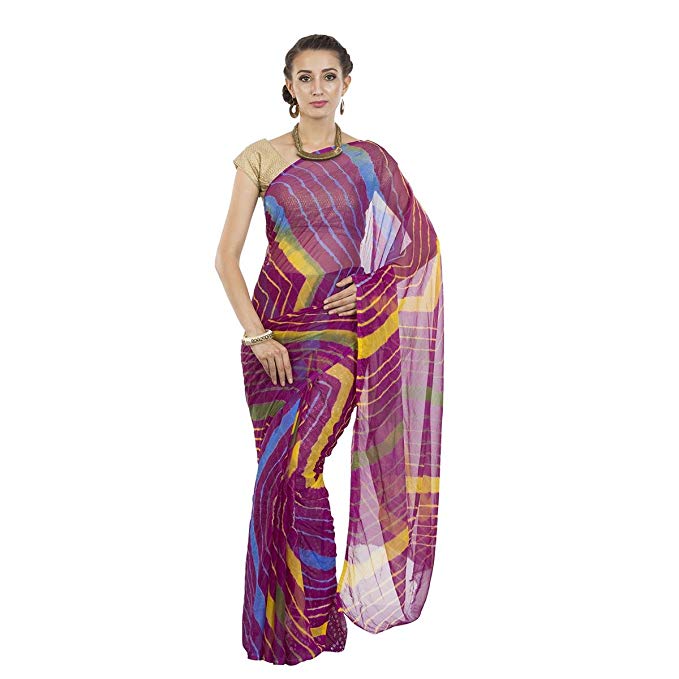 679x679 craftghar chiffon saree with blouse piece
