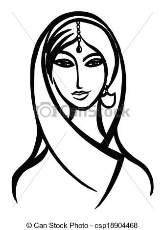 337x470 image result for sari clad cartoon patterns face line drawing