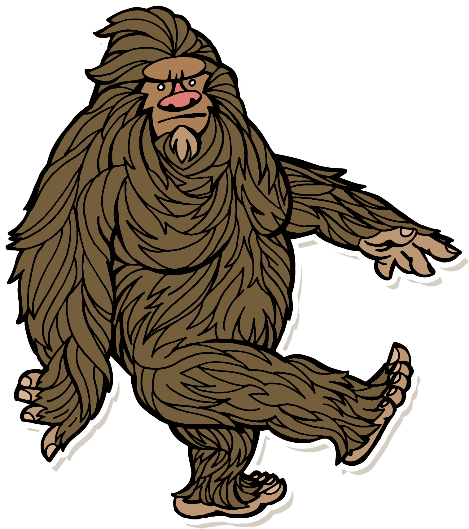 1514x1709 collection of free sasquatch drawing download on ui ex