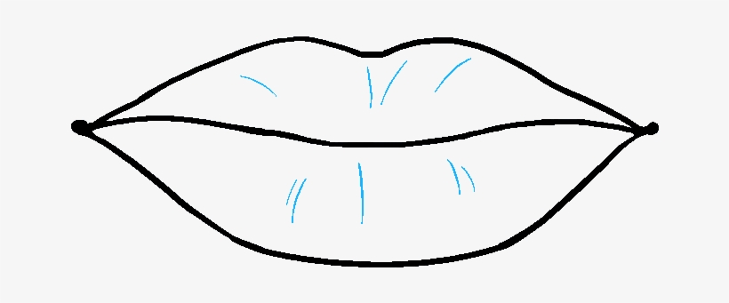 820x341 How To Draw Lips Really Easy Drawing Tutorial Png Clipart