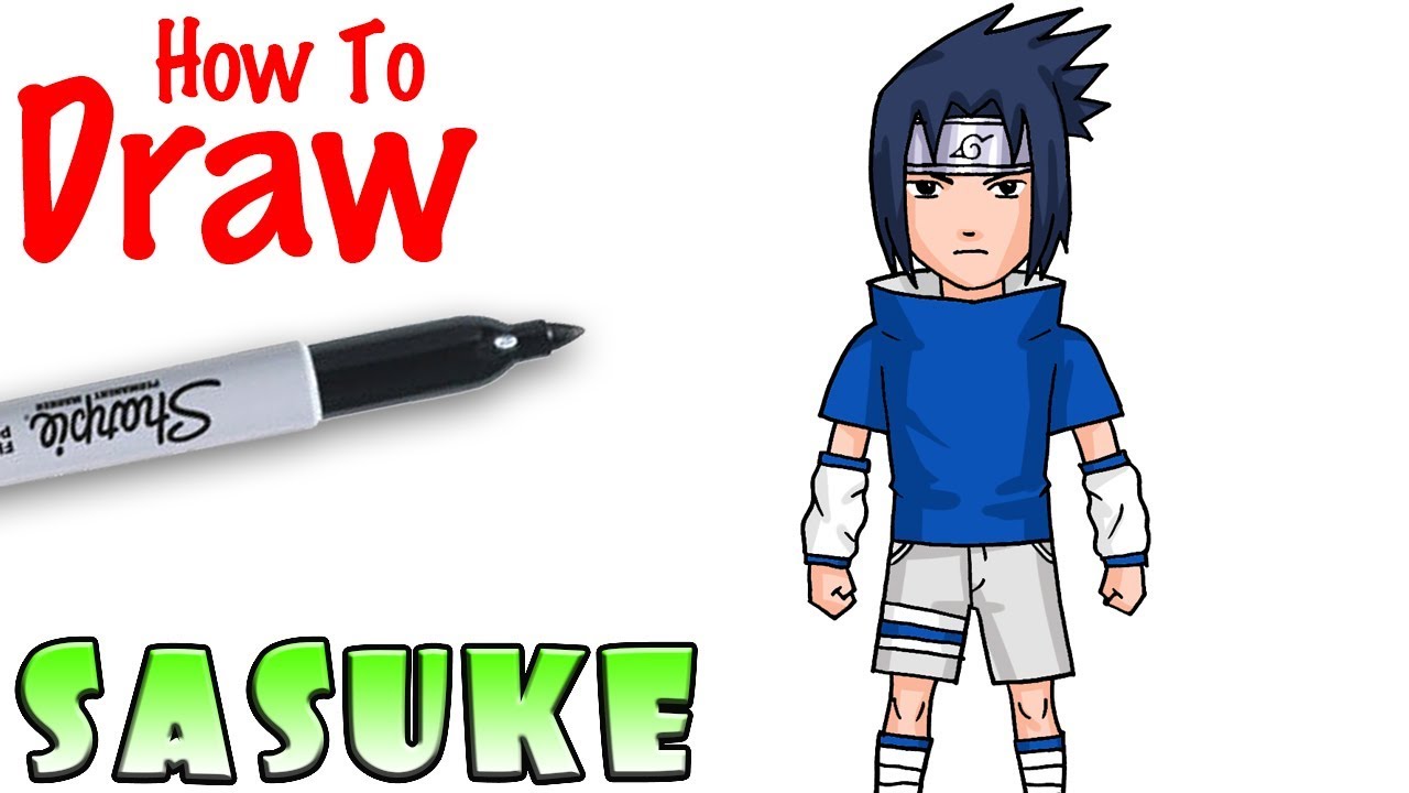 1280x720 How To Draw Sasuke Uchiha Naruto