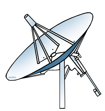 343x360 Collection Of Free Satellite Clipart Radio Dish Amusement