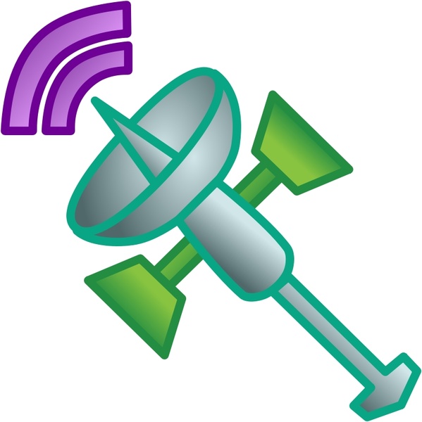 599x600 Satellite Upload Free Vector In Open Office Drawing