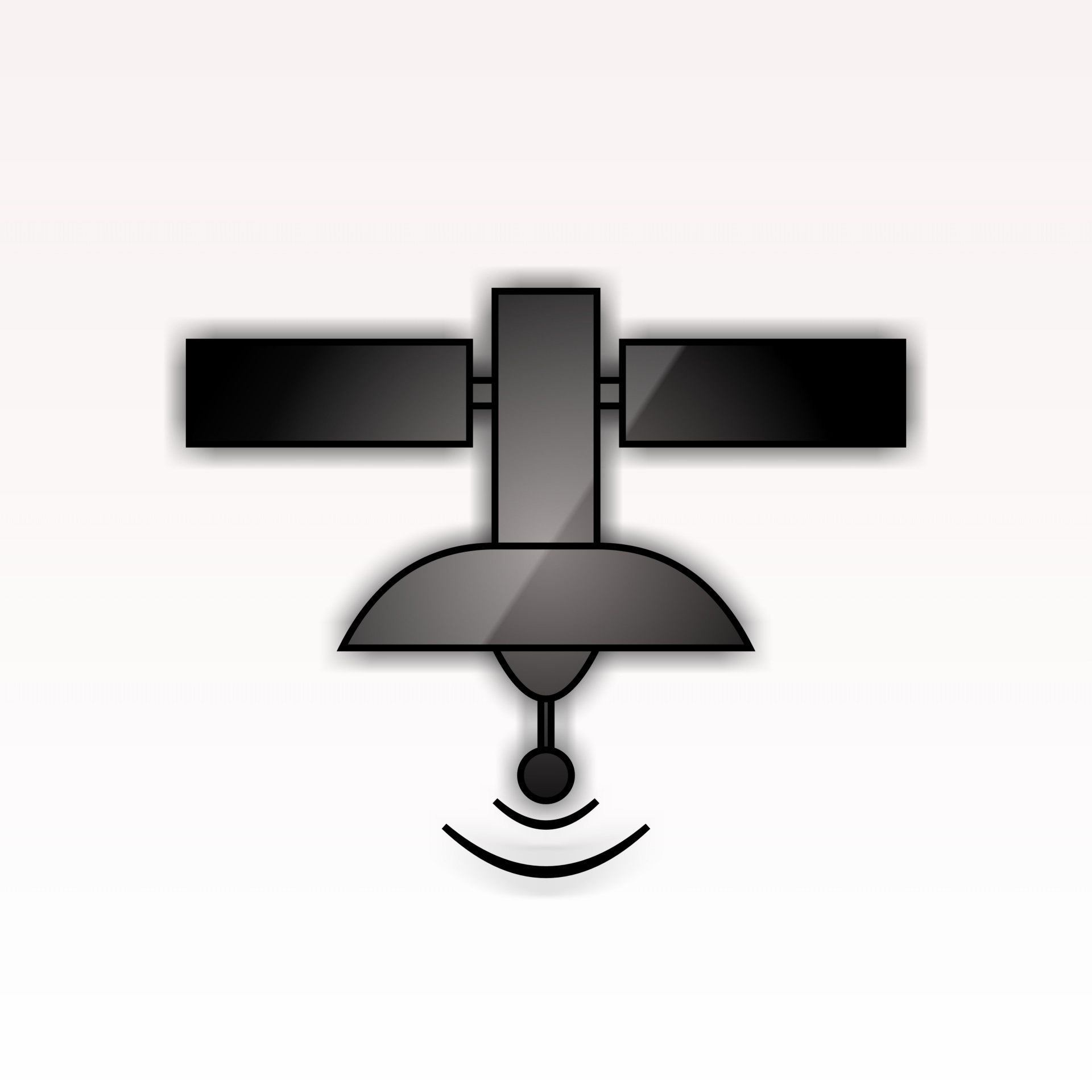 1920x1920 Black, Satellite, Drawing, Isolated, Symbol
