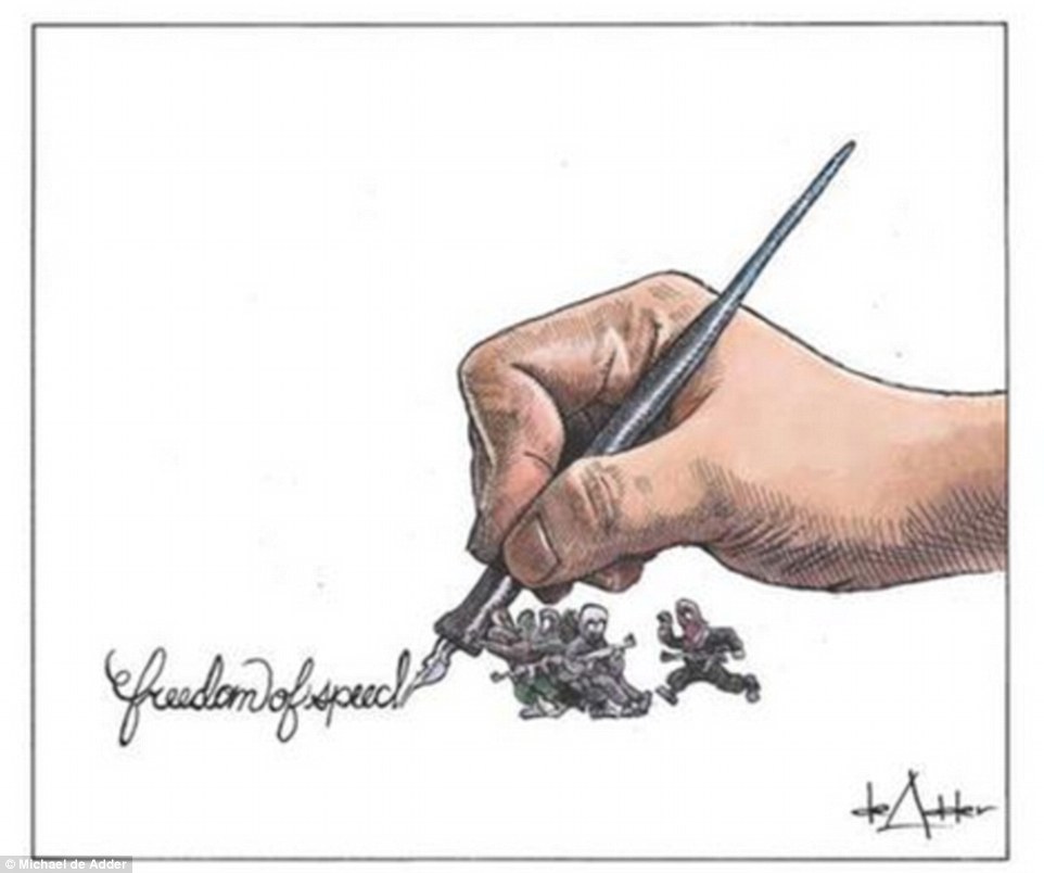 962x804 Cartoonists React To Charlie Hebdo Paris Massacre With Their Own