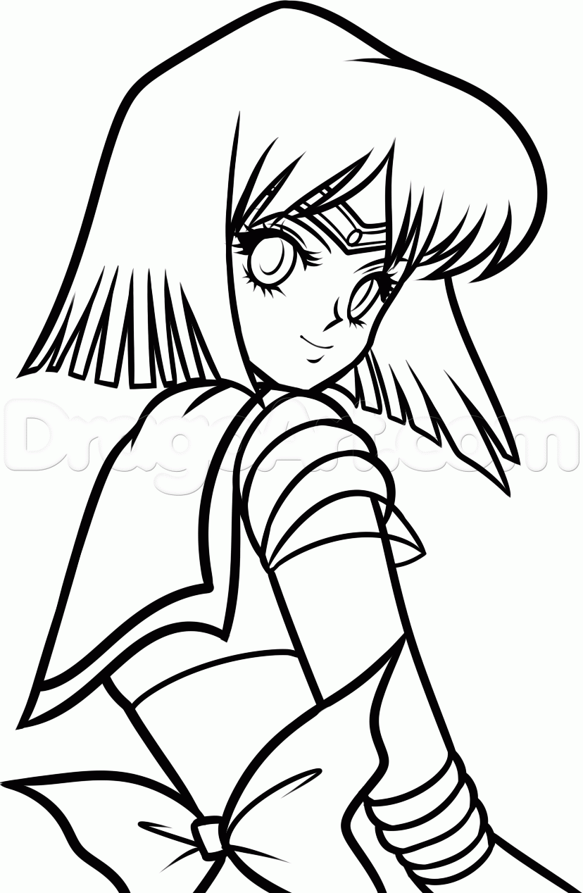 828x1268 Step How To Draw Sailor Saturn