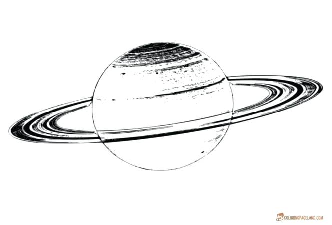 665x452 Saturn Coloring
