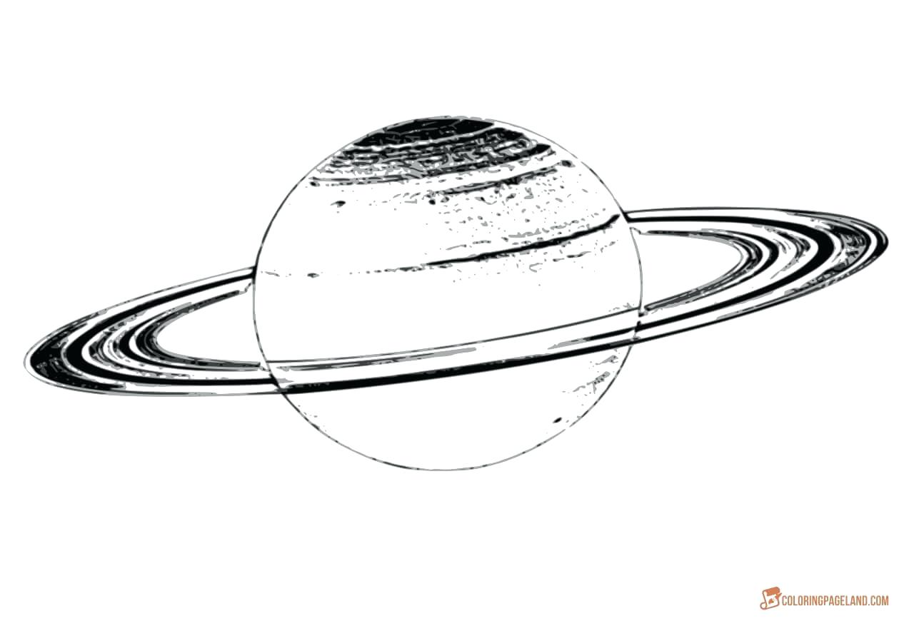 Saturn Planet Drawing | Free download on ClipArtMag