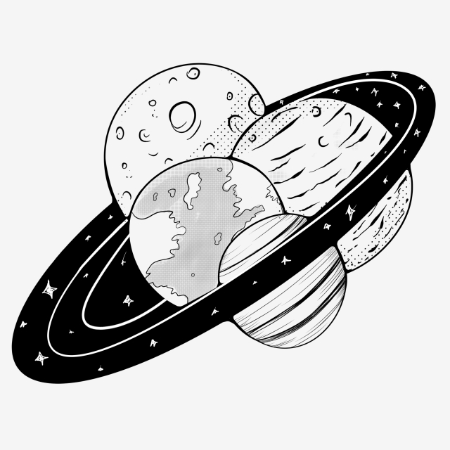 Saturn Planet Drawing | Free download on ClipArtMag