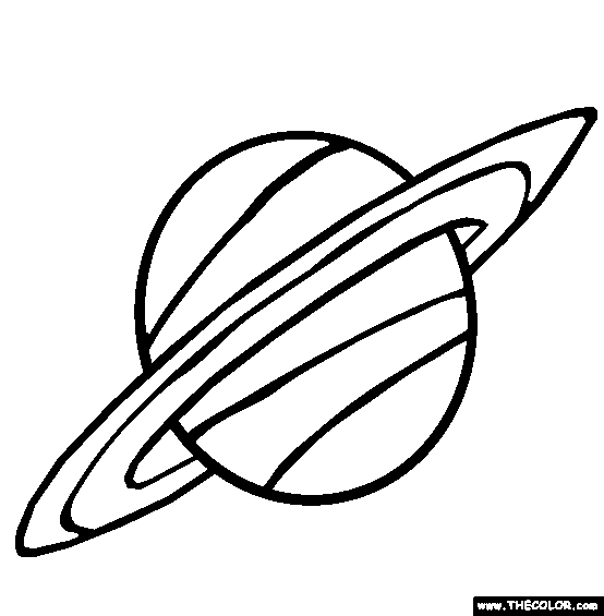 554x565 Saturn Coloring