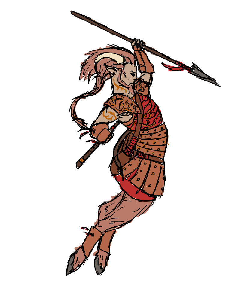 782x1022 Satyr Warrior