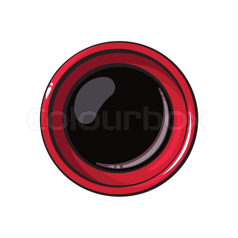 800x800 Top View Drawing Of Soy Sauce Bowl, Stock Vector Colourbox